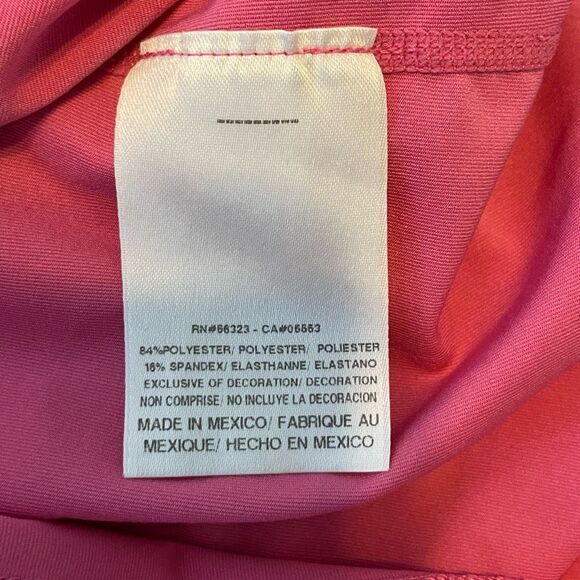 Nike Pro Combat Fitted Dri-Fit Tee Hot Pink Activewear Long Sleeve V-Neck XS - Picture 6 of 7